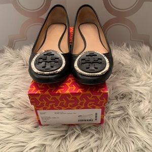 Tory Burch: Miller Fringe flats with box